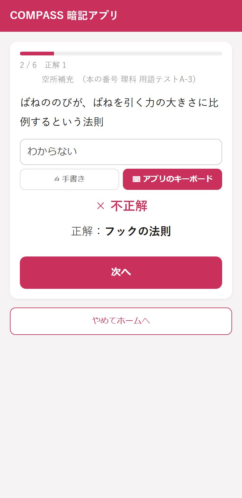 不正解
